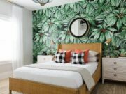 Turn your bedroom into Oasis with stick-on wallpaper bedroom into Oasis with stick-on wallpaper